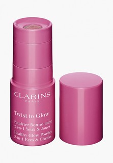 Тени для век Clarins Twist to Glow, оттенок 02 radiant pink, 1,3 гр