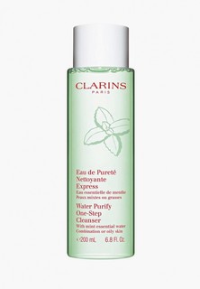 Средство для снятия макияжа Clarins для комбинированной или жирной кожи с экстрактом мяты, EAU DE PURETE NETTOYANTE EXPRESS, 200 мл