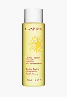 Лосьон для лица Clarins для сухой или нормальной кожи с экстрактом ромашки, LOTION TONIQUE, 200 мл.