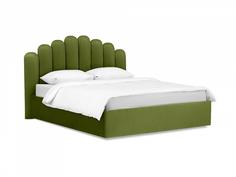 Кровать queen sharlotta (ogogo) зеленый 180x122x217 см.
