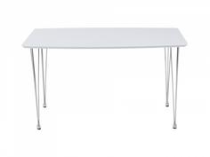 Стол gloss (ogogo) белый 130x73x80 см.