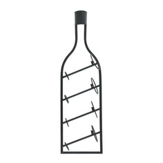 Подставка для бутылок battalgazi (to4rooms) серый 23x77x8 см.