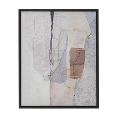 Картина с инсталляцией в раме groningen (to4rooms) серый 40x50x2 см.