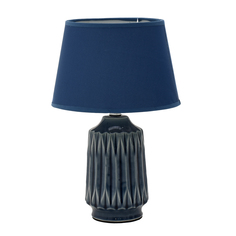 Лампа настольная aqua (to4rooms) синий 40 см.