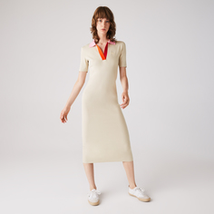 Женское платье Lacoste с воротником-поло