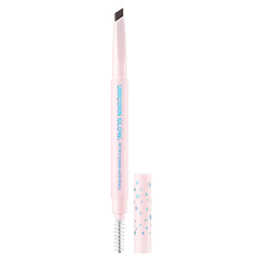 Карандаш для бровей UNICORN GLOW TRI TIP EYEBROW AUTO PENCIL тон 01 black brown