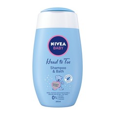 Шампунь и пена для купания детская NIVEA BABY нежная 200 мл