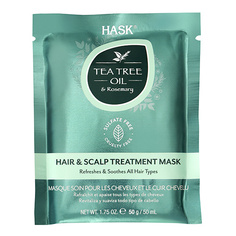 Маска для волос HASK TEA TREE OIL с экстрактом розмарина укрепляющая 50 г