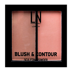 Набор румян для лица LN PROFESSIONAL BLUSH AND CONTOUR румяна и контуринг тон 01