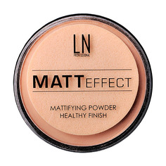 Пудра компактная для лица LN PROFESSIONAL MATT EFFECT тон 102