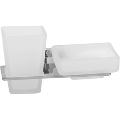 Стакан для зубных щеток с мыльницей Veragio