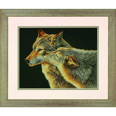 Набор для вышивания "Поцелуй волка" 35 x 27 см Dimensions