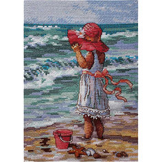 Набор для вышивания Dimensions "Девочка на пляже"