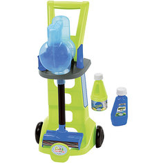 Тележка для уборки Ecoiffier с пылесосом и аксессуарами écoiffier