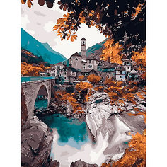 Картина по номерам Цветной "Храм в горах"