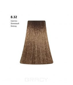 Domix, Перманентная крем-краска Picasso Colour Range без аммиака (76 оттенков) 8.32 Light Beige Blond/Светло-Бежевый Блондин BB One