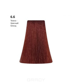 Domix, Перманентная крем-краска Picasso Colour Range без аммиака (76 оттенков) 6.6 Dark Red Blond/Темно - Красный Блондин BB One