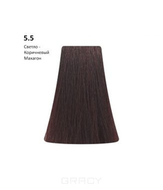 Domix, Перманентная крем-краска Picasso Colour Range без аммиака (76 оттенков) 5.5 Light Mahogany Brown/Светло-Коричневый Махагон BB One