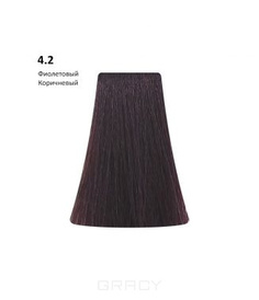Domix, Перманентная крем-краска Picasso Colour Range без аммиака (76 оттенков) 4.2 Violet Brown/Фиолетовый Коричневый BB One