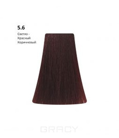 Domix, Перманентная крем-краска Picasso Colour Range без аммиака (76 оттенков) 5.6 Light Red Brown/Светло-Красный Коричневый BB One