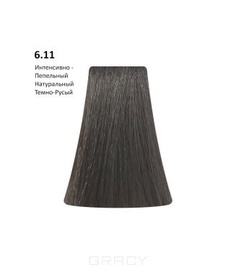 BB One, Перманентная крем-краска Picasso (153 оттенка) 6.11 Intense Ash Natural Dark Blond/Интенсивно-Пепельный Натуральный Темно-Русый
