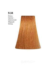 BB One, Перманентная крем-краска Picasso (153 оттенка) 9.34 Very Light Gold Copper Blond/Очень Светло-Золотистый Медный Блонд