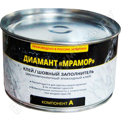 Двухкомпонентный эпоксидный клей живая краска диамант-мрамор компонент а 1 кг 252210