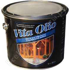 Масло живая краска vita olio для нар. раб. фасадное, шелк.-мат. пихта корейская 10 л 253644