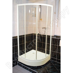 Дверки душевые iddis полукруглые белые под низкий поддон tf90wl