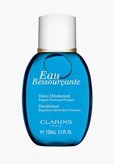 Дезодорант Clarins Eau Ressourçante, Парфюмированный с цветочно-древесными нотами, в виде спрея, 100 мл