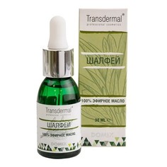 Domix, Эфирное масло Transdermal, шалфей, 30 мл