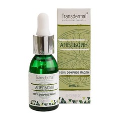 Domix, Эфирное масло Transdermal, апельсин, 30 мл