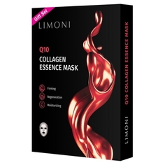 LIMONI, Маска для лица Q10 Collagen, 6 шт.