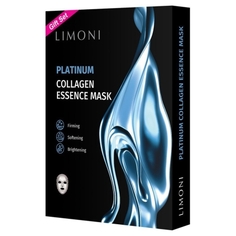 LIMONI, Маска для лица Platinum Collagen, 6 шт.