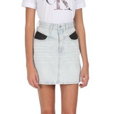 Юбка CALVIN KLEIN JEANS J20J214035 серо-голубой
