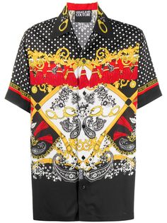 Versace Jeans Couture рубашка с принтом
