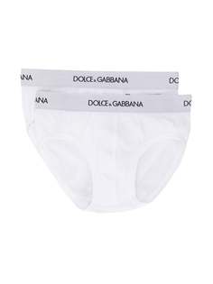Dolce & Gabbana Kids комплект из двух трусов-брифов