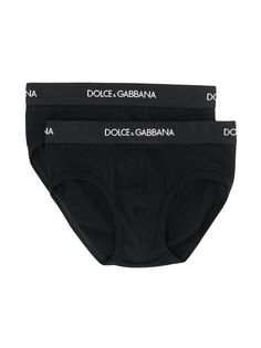 Dolce & Gabbana Kids комплект из двух трусов-брифов