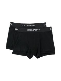 Dolce & Gabbana Kids комплект из двух трусов-боксеров