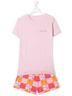 Calvin Klein Kids пижама с логотипом