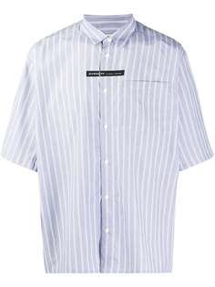 Givenchy полосатая рубашка с короткими рукавами