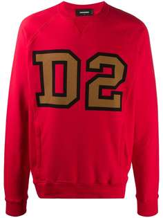 Dsquared2 толстовка с круглым вырезом и принтом D2