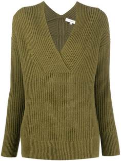 Vince трикотажный джемпер с V-образным вырезом