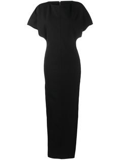 Rick Owens платье с боковым разрезом и короткими рукавами