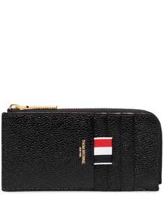 Thom Browne кошелек с круговой молнией и логотипом