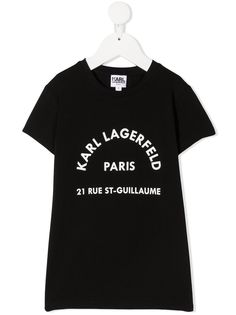 Karl Lagerfeld Kids футболка с логотипом