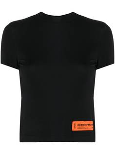 Heron Preston футболка с нашивкой-логотипом