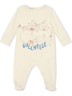 Gucci Kids комбинезона с принтом Guccheese