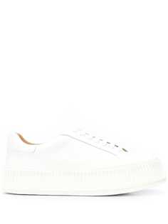 Jil Sander кеды на шнуровке
