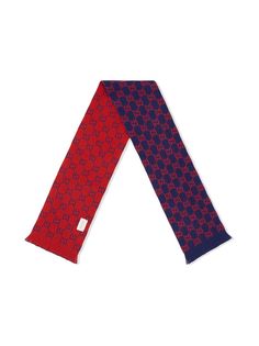 Gucci Kids шарф с узором GG Supreme